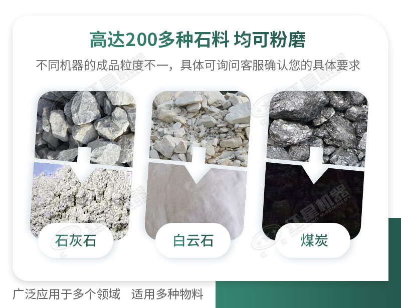 開(kāi)廠如何選擇磨粉機(jī)型號(hào)？磨粉碎機(jī)有哪些型號(hào)？